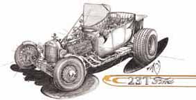 Flathead Engine Detail Study - 23 T Ford Roadster