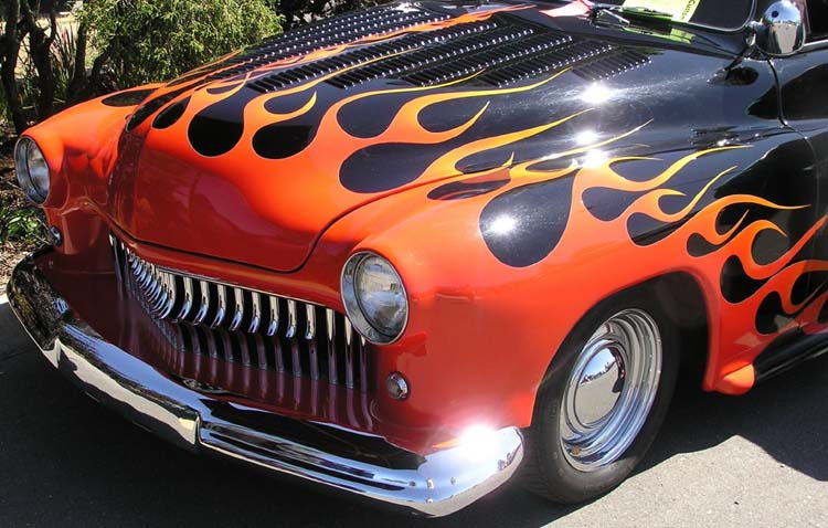 51 Mercury Chopped ForDor Hardtop Sedan Custom