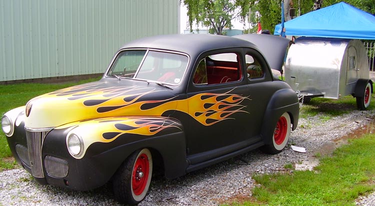 41 Ford Coupe w/Trailer